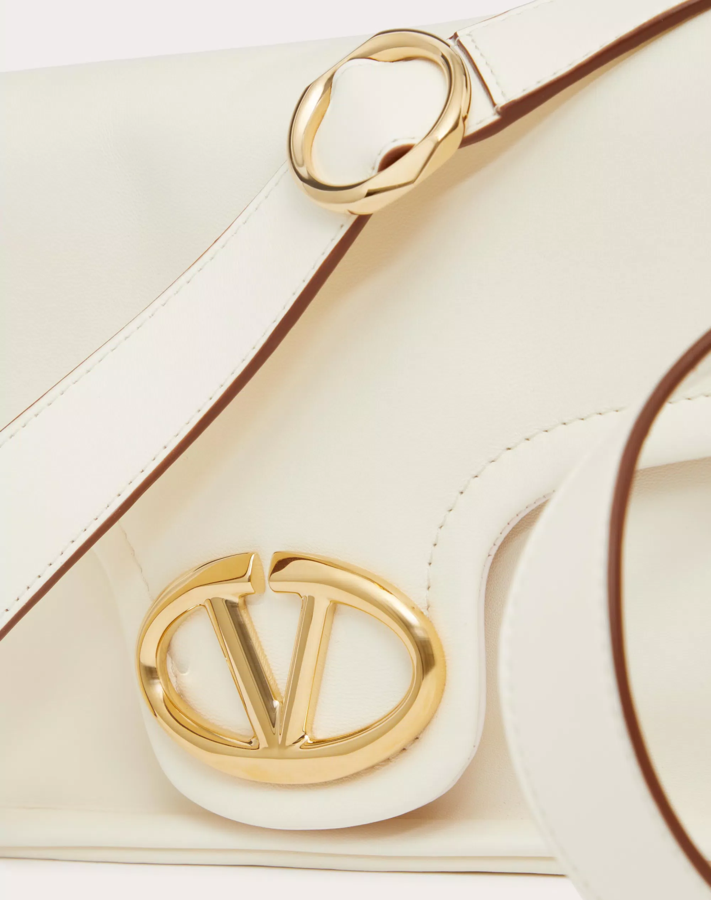 VALENTINO GARAVANI NAPPA LEATHER SHOULDER BAG